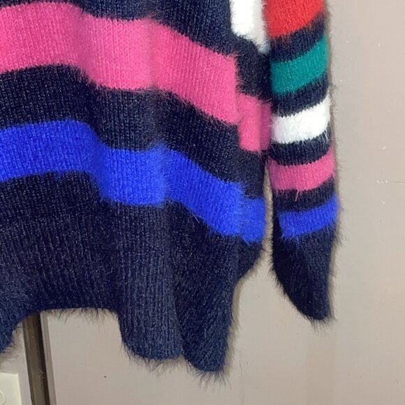 A New Day Crewneck Brushed Fuzzy Pullover Sweater Women's 4XL Colorblock - Picture 3 of 8